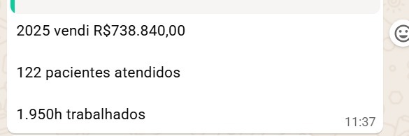 Print Dr. Pietro, R$ 738 mil em 2025