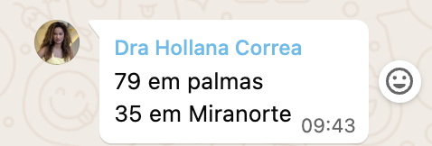 Print Dra. Hollana, Palmas e Miranorte